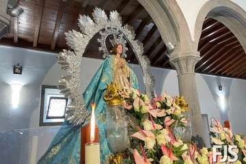 La Inmaculada Concepción, lista para la procesión de este miércoles en Jinámar/Francisco Javier Santana.